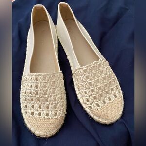 New, without tags, Faux Leather, Wanted, Espadrilles
